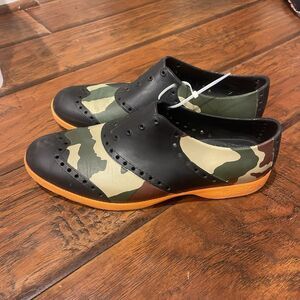 Biion Oxford Rubber Slip On Golf Shoes Size 10M 12 W